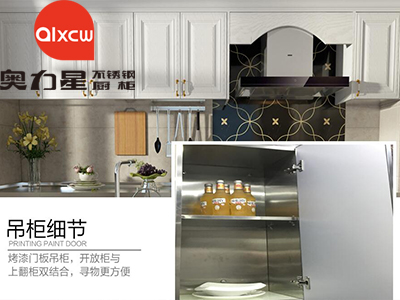 不銹鋼廚柜吊柜圖